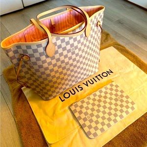 Louis Vuitton Neverful Damier Azur MM